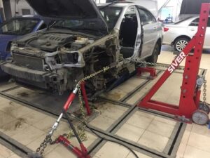 Рихтування порогів у Львові